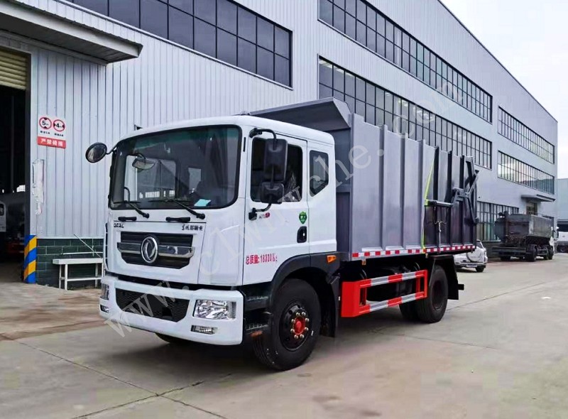 18方壓縮式對接垃圾車 東風(fēng)D9型18方壓縮式對接垃圾車報價
